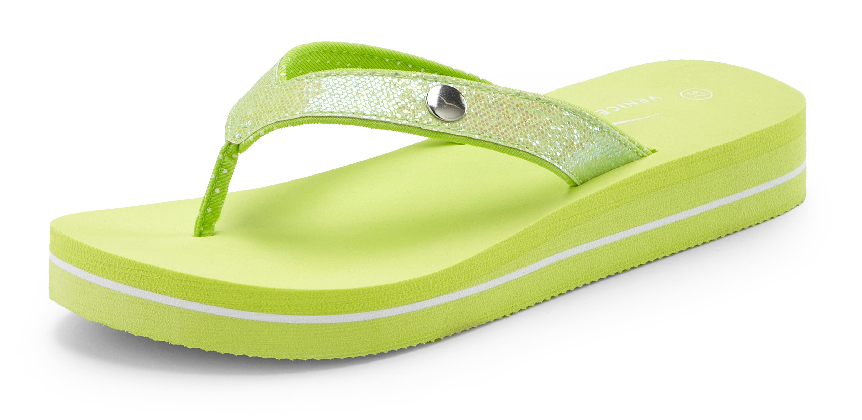 Venice Beach Sandale, Badeschuh, Badelatsche, Flip Flop, Badeschlappe, Pant günstig online kaufen