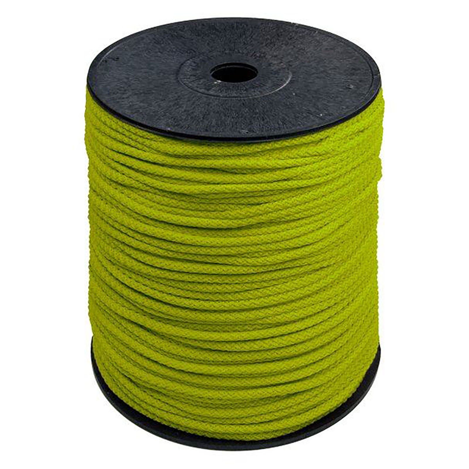 maDDma 200m Polyester-Seil Ø 5,5mm, Farbwahl Seil, pistaziengrün