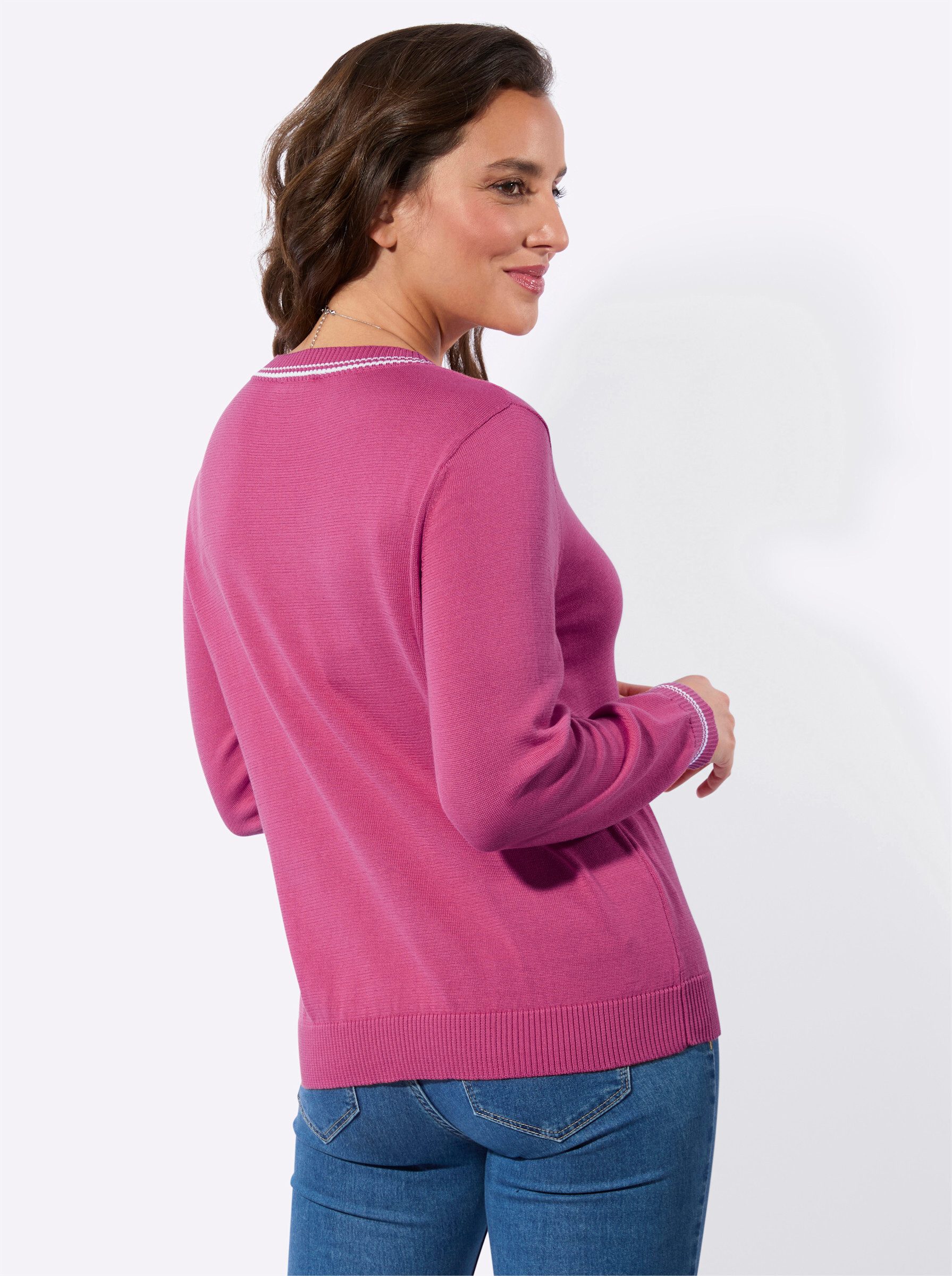 Witt Strickpullover V-Pullover günstig online kaufen