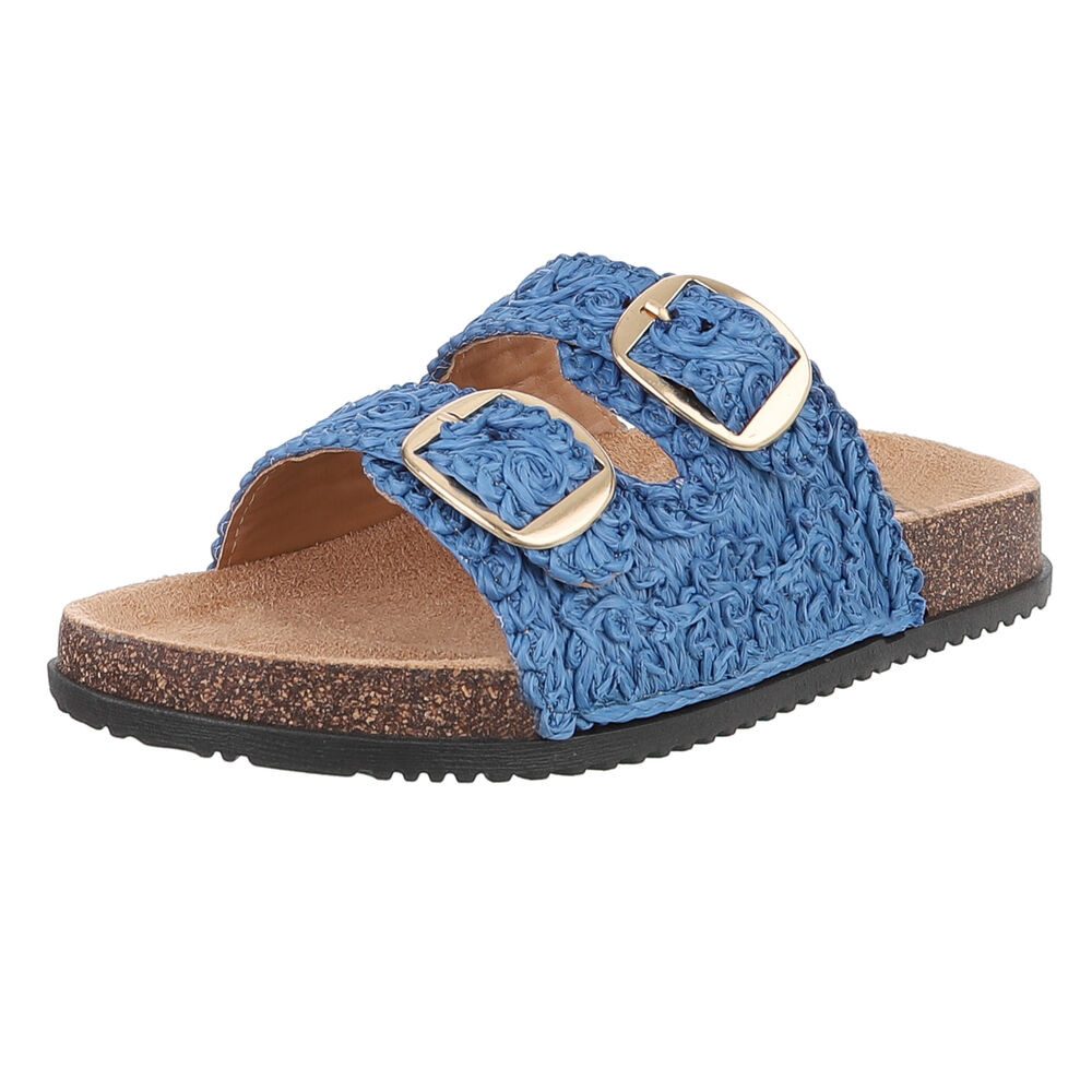 Ital-Design Stylische Damen Sandalen mit Doppelschnalle günstig online kaufen