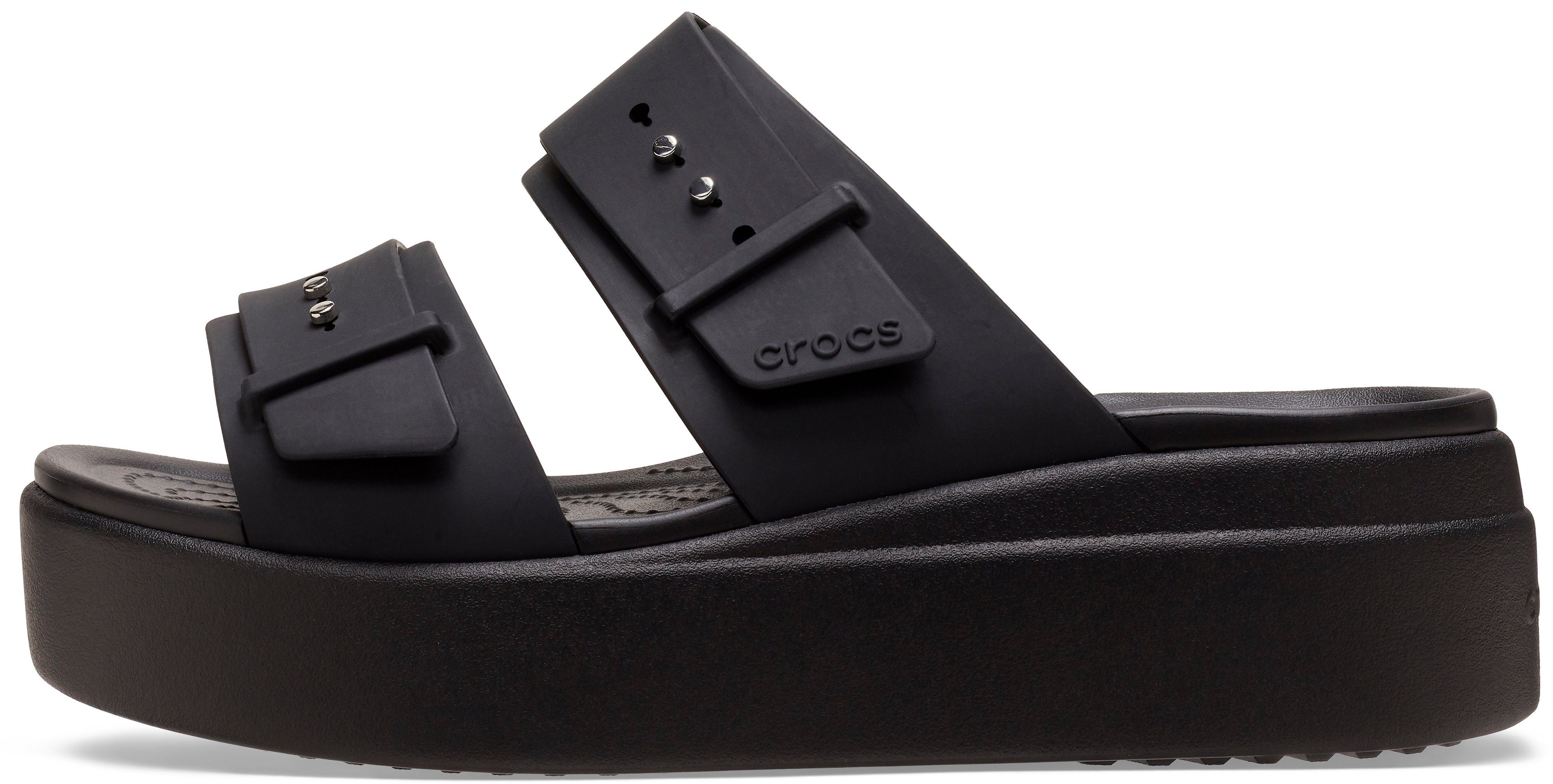Crocs Brooklyn Low Wedge Pantolette, Plateau, Sommerschuh, Schlappen mit Sc günstig online kaufen