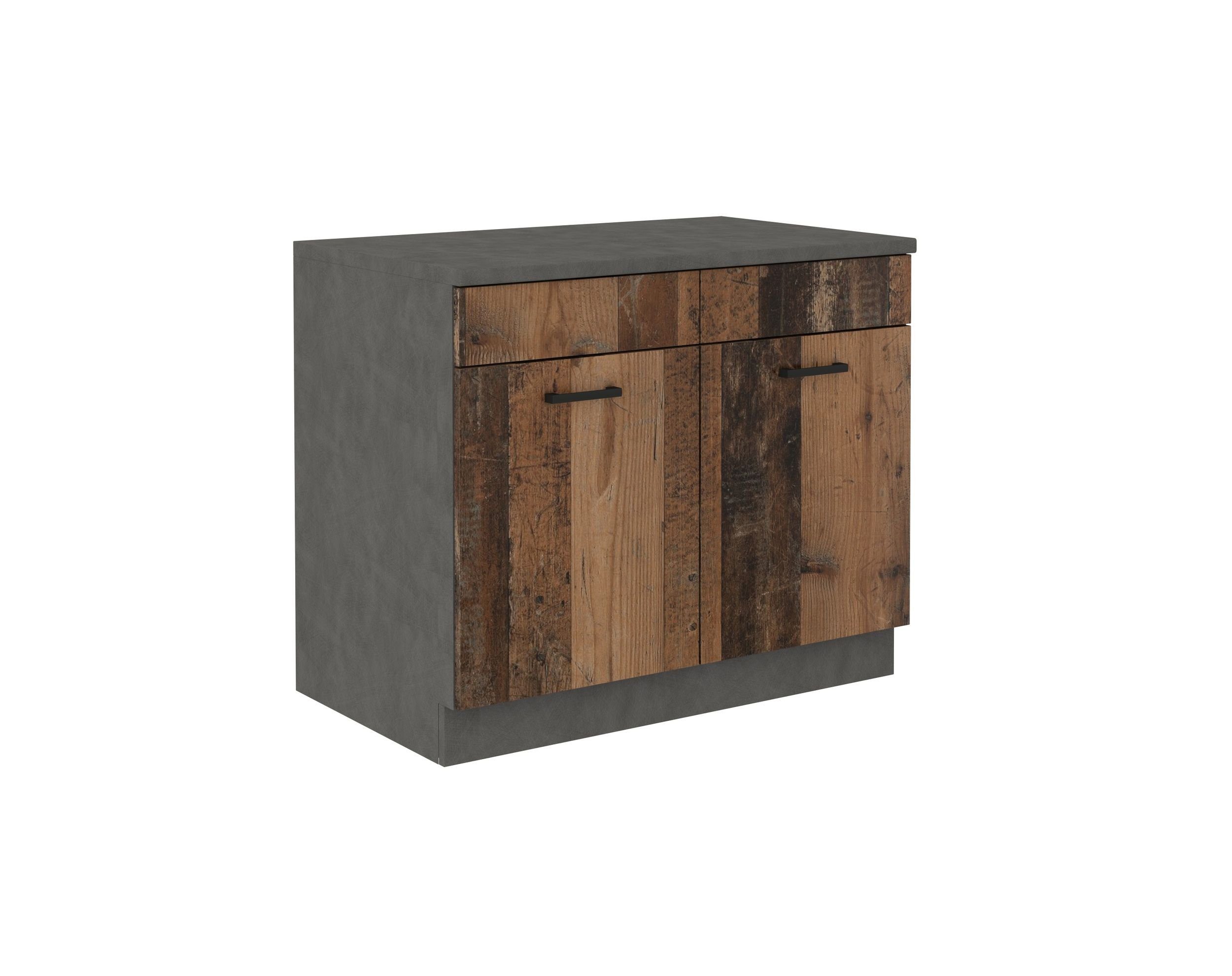Küchen-Preisbombe Spülenschrank 100 cm Küchen Buffet günstig online kaufen