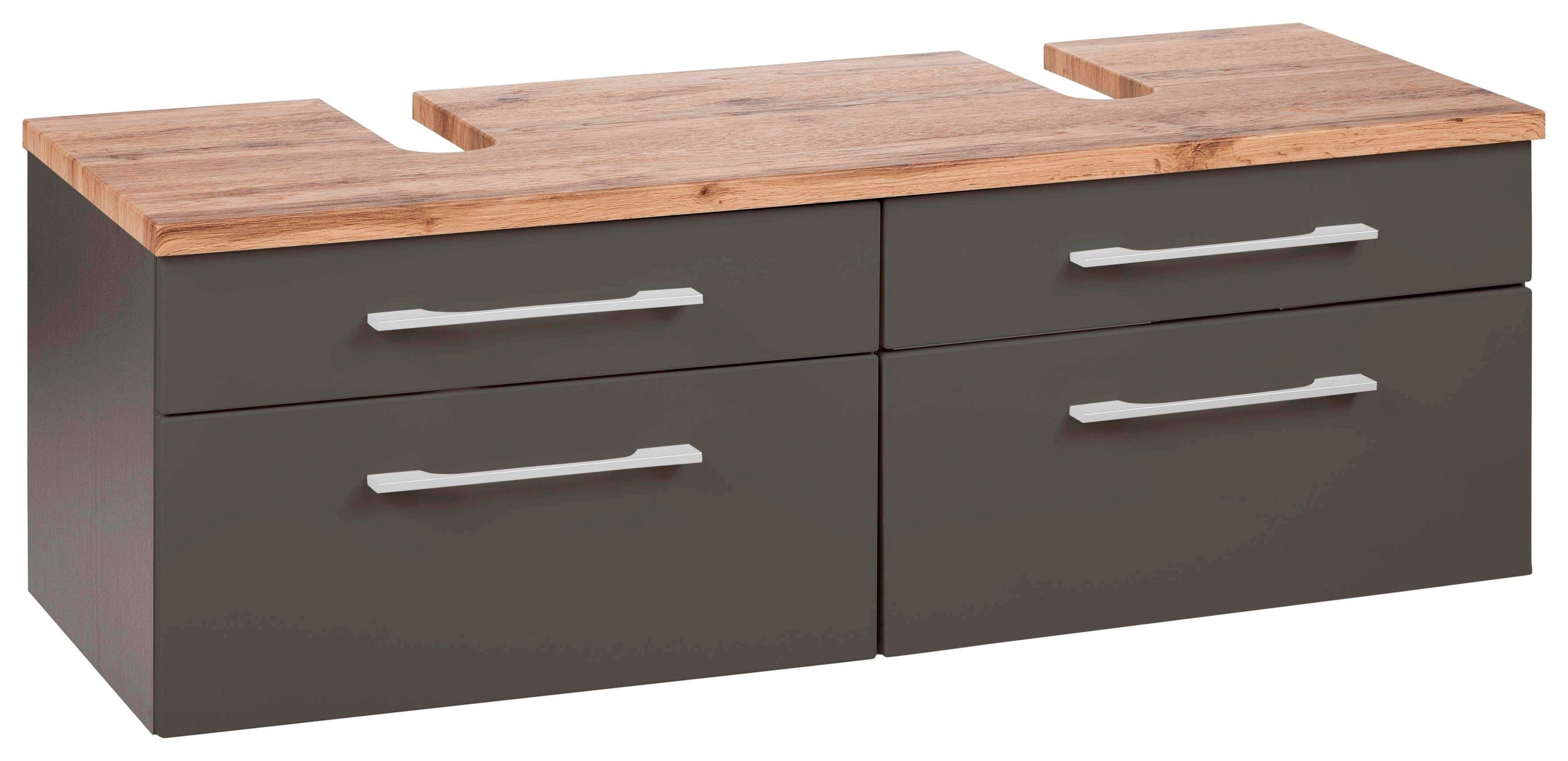 welltime Waschbeckenunterschrank Davos Breite 120 cm