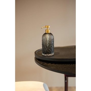 Aytm Waschtisch-Set Seifenspender Arura Dispenser Black-Gold (Small)