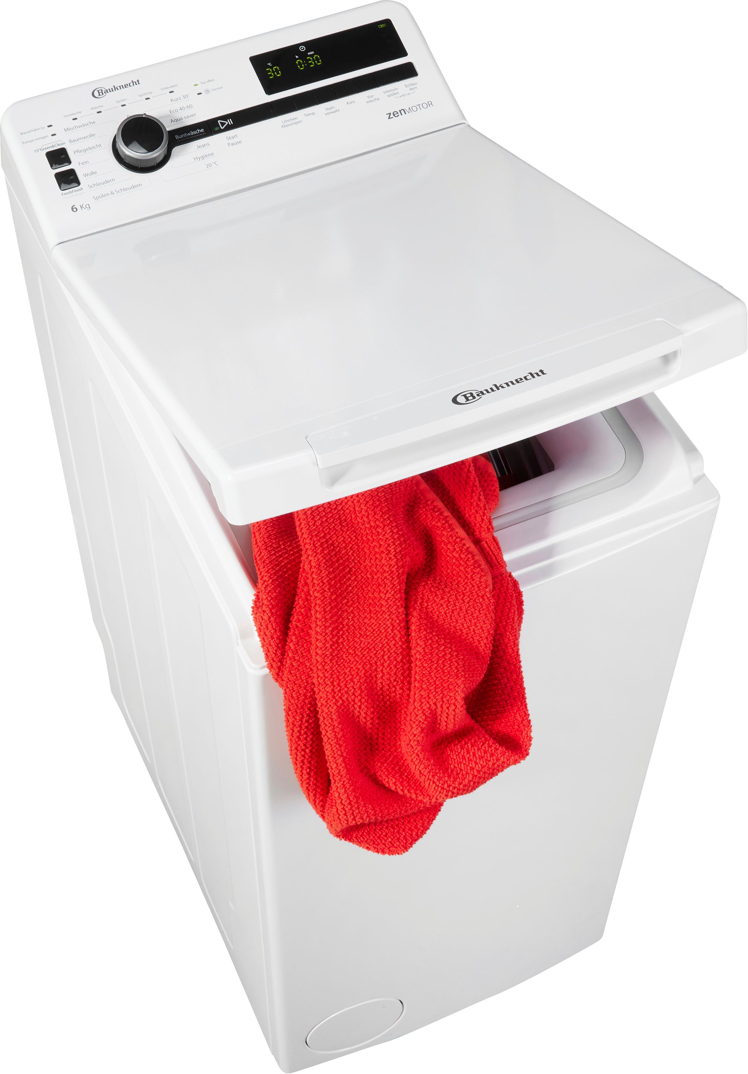 BAUKNECHT Waschmaschine Toplader WMT Pro Eco 6ZB, 6 kg