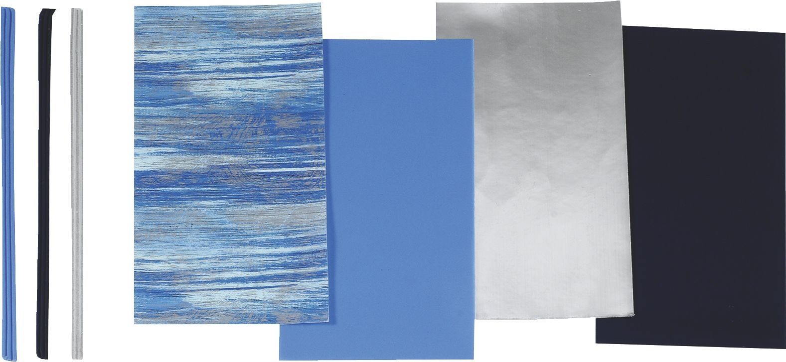 Knorr Prandell Bastelfilz Verzierwachs Sortiment blau 1 Set