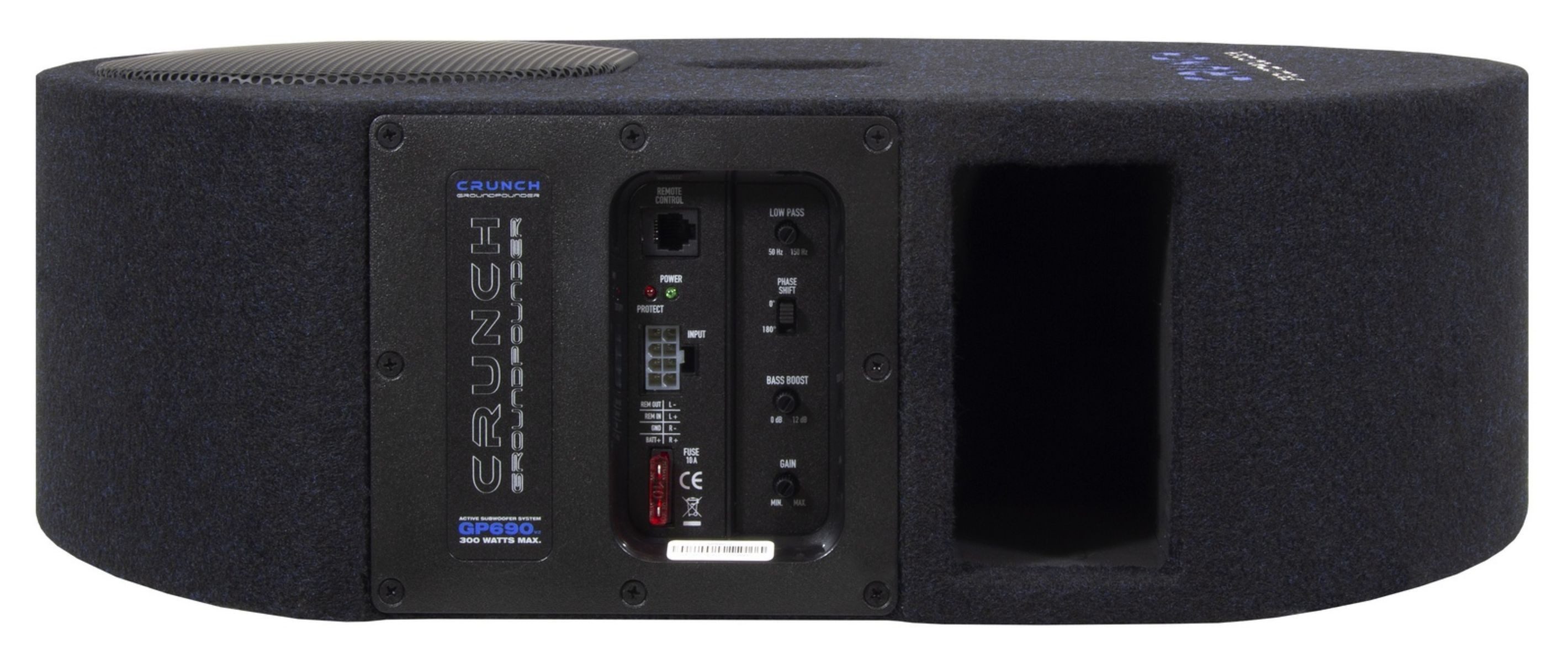 Crunch GP690V2 Aktiv Reserverad Subwoofer Auto-Subwoofer (150 W, max.: W cm)