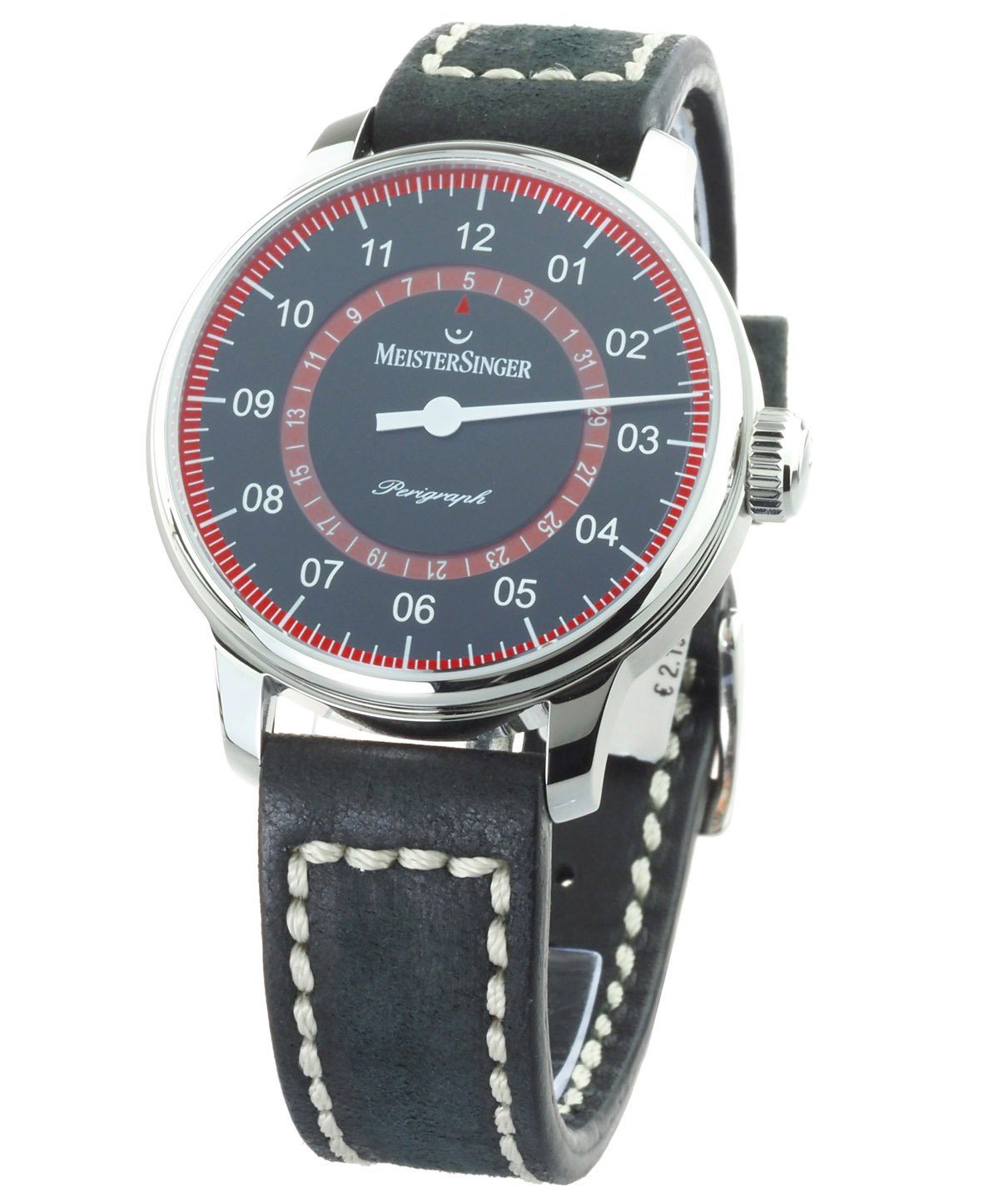Uhr Perigraph Swiss Uhr Einzeiger Herren AM1008 Automatikuhr Meistersinger Made 43MM, Automatik