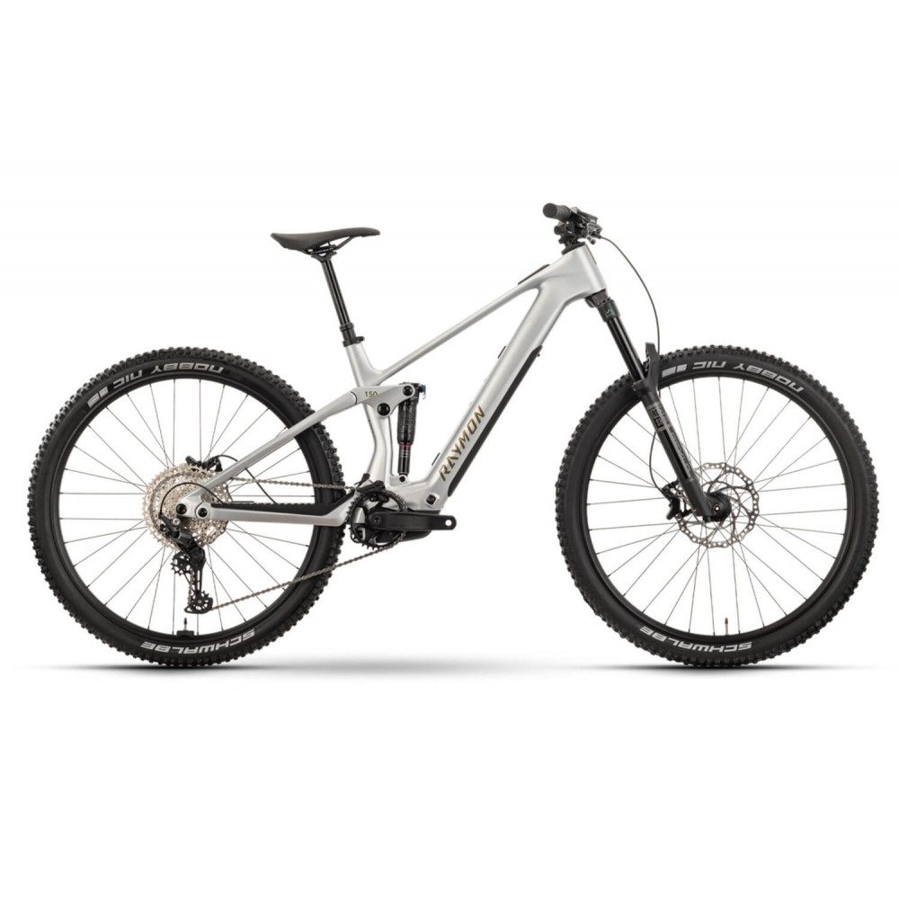 R Raymon E-Bike 710497324229 Airok Fully E-Mountainbike Silber Stealth Taupe