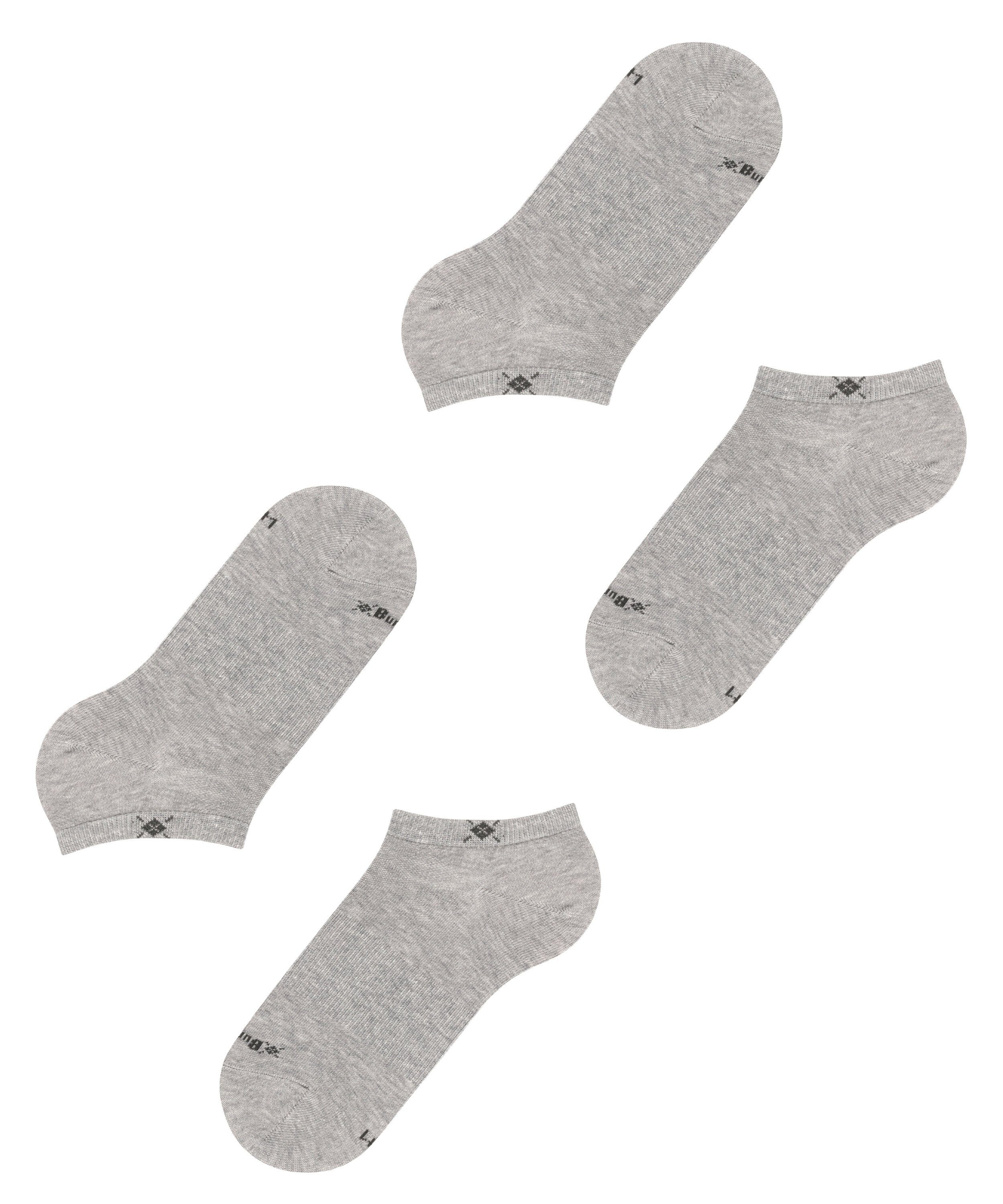 Wäsche/Bademode Socken Burlington Sneakersocken Everyday 2-Pack (2-Paar) aus weicher gekämmter Baumwolle