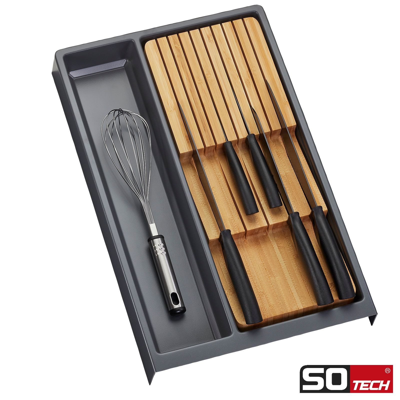 SOTECH Mehrzweckeinsatz SEPARADO Individual Silbergrau Genarbt 300x474x51mm günstig online kaufen