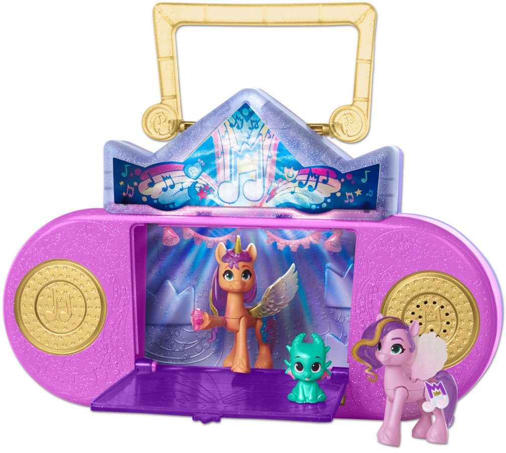 My Little Pony Zaubermelodie Radio – Spielset Mit Karaoke-Bühne, Lichtern & 3 Figuren Für Kinder Ab 5