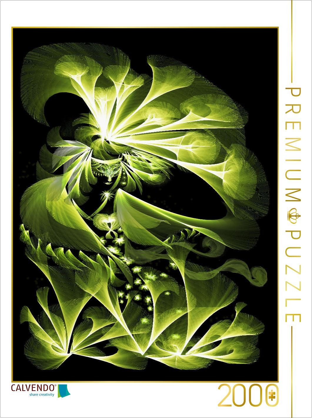 CALVENDO Puzzle CALVENDO Puzzle Green Garden Fairy, 2000 pieces, finished size 35.4 ×, 2000 Puzzleteile