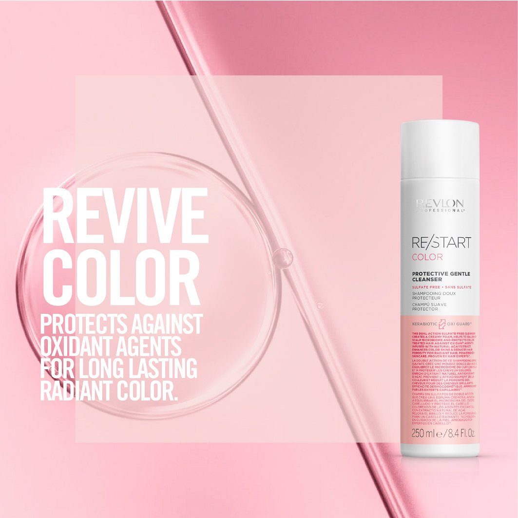 REVLON Protective Gentle Re/Start COLOR 250 Haarshampoo Cleanser ml PROFESSIONAL