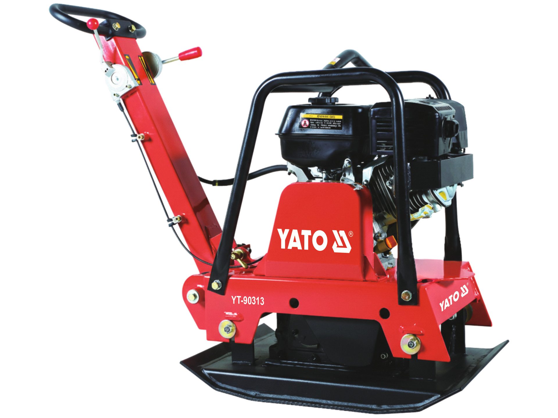 Yato Rüttelplatte Reversierbare Rüttelplatte, Loncin 9PS Motor, 710x480mm mit Gummimatte, Reversierbare Rüttelplatte, Loncin 9PS Motor, 710x480mm mit Gummimatte, Stabil