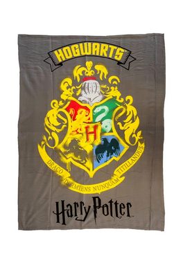 Harry Potter Dekokissen Kinder Hogwarts Set Kissen und Decke