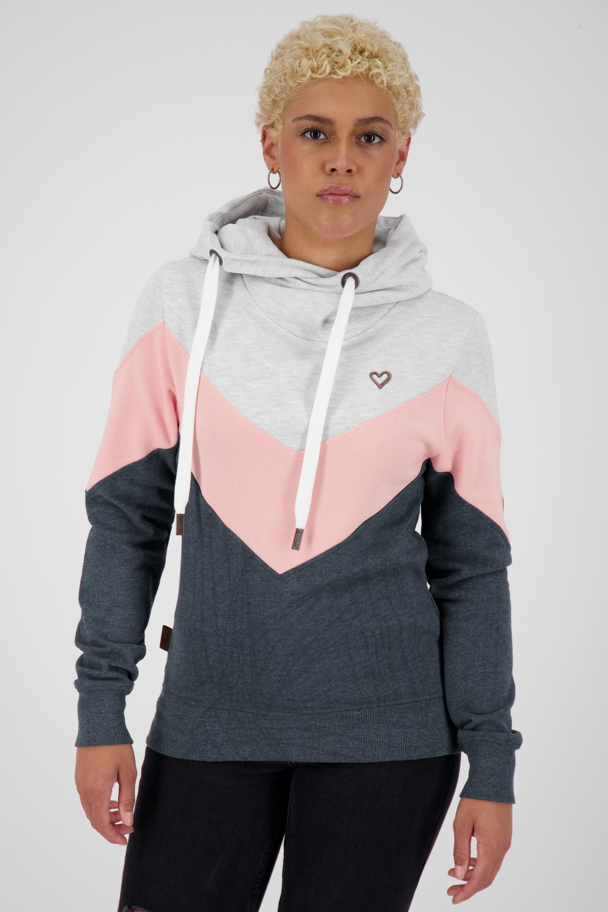 Sweatshirt Damen Kapuzensweatshirt Alife cloudy StellaAK Kickin Sweatshirt &