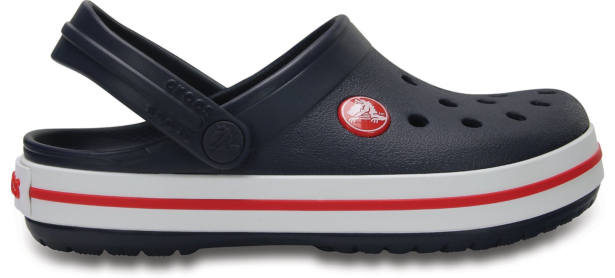 Crocs Kids Crocband Clog Sandale navy/red