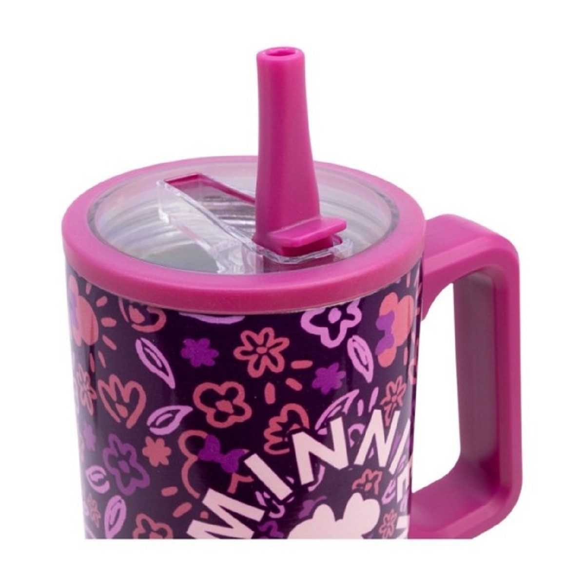 Disney Minnie Mouse Thermobecher Sipper Mug 920 ml Thermo Trinkbecher mit Griff, Edelstahl