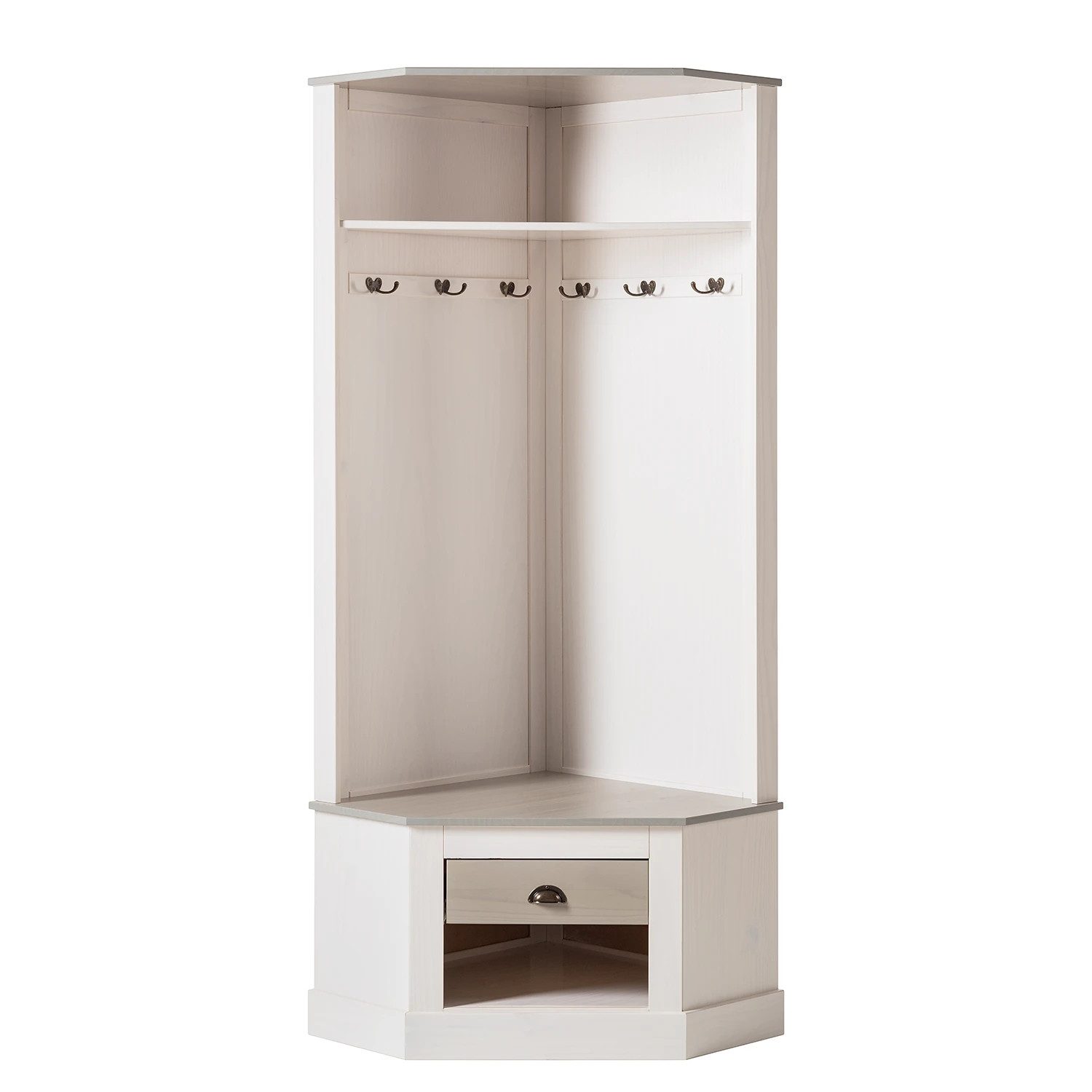 loft24 Kompaktgarderobe Tommy Garderobe, Dielenmöbel, Kiefer, günstig online kaufen
