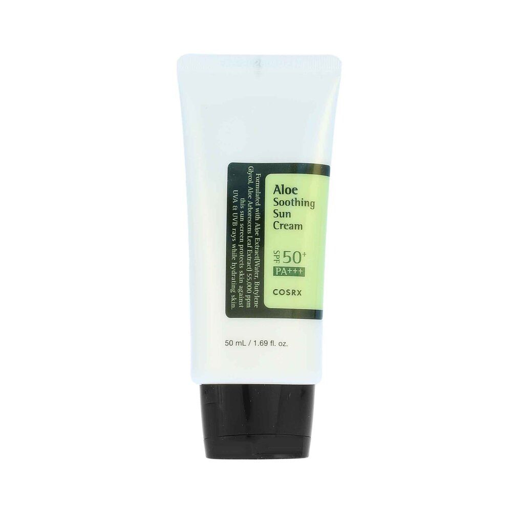Cosrx Sonnenschutzpflege Aloe Soothing Sun Cream SPF 50 Pa+++ (Beruhigende Sonnencreme) 50 ml