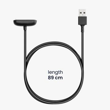 kwmobile USB Ladekabel für Fitbit Charge 5 / luxe - Charger Elektro-Kabel, USB Lade Kabel für Fitbit Charge 5 / luxe - Charger