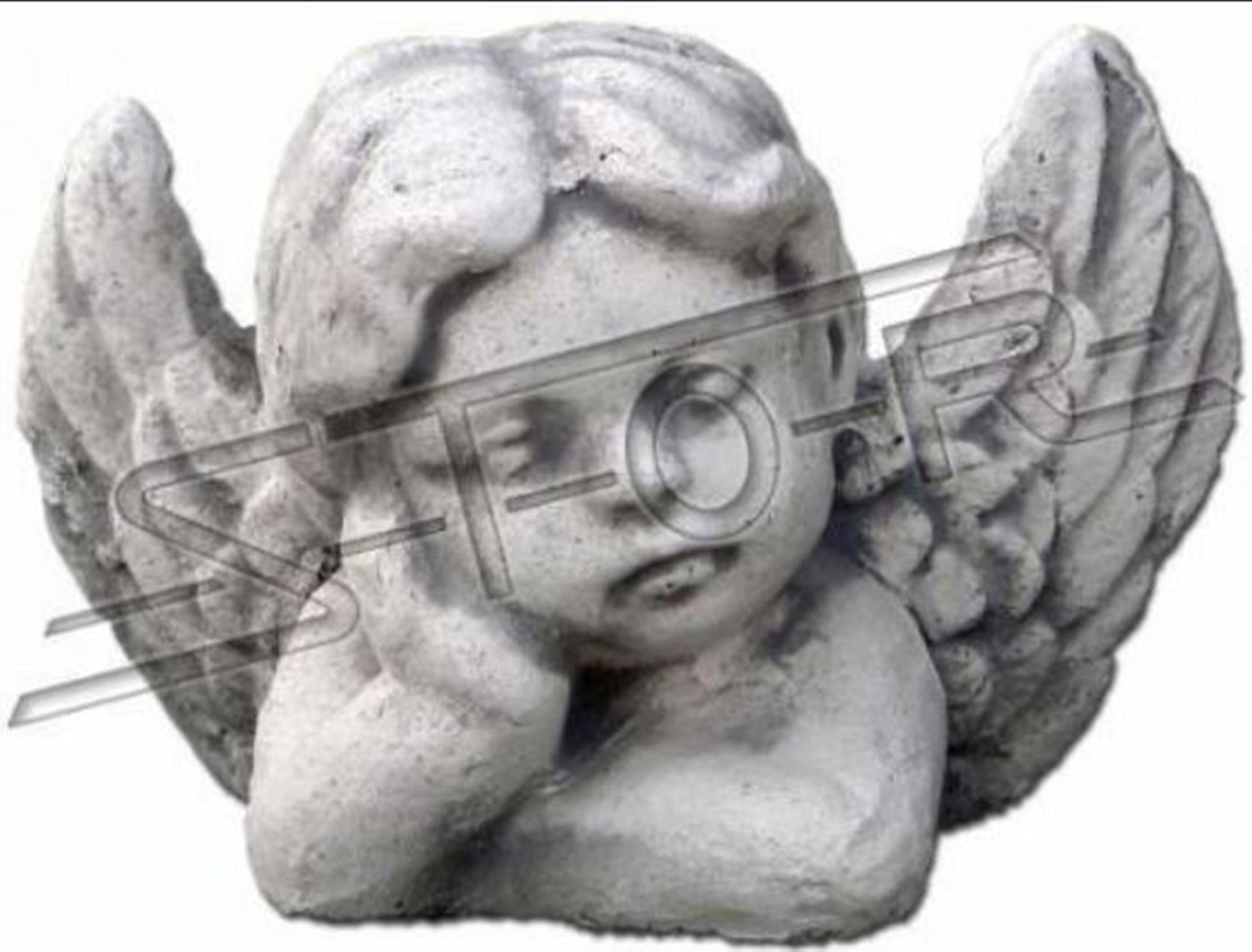 JVmoebel Skulptur Grabschmuck Grab Dekoration Engel Skulptur Stein Figur