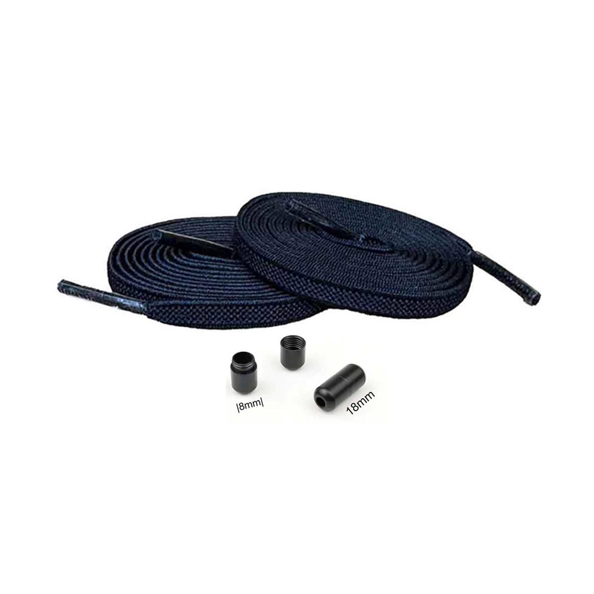 Schnürsenkel Elastische flache Schnürsenkel mit Drehverschluss
