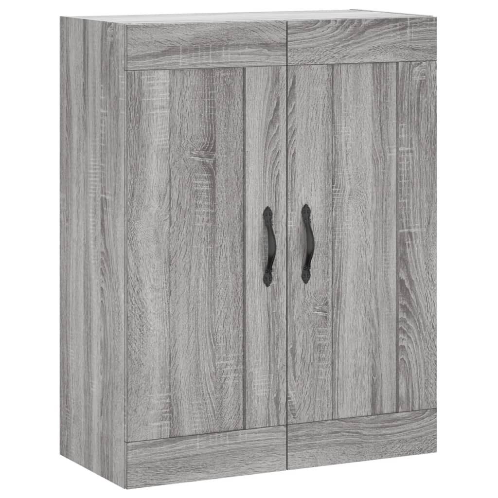 vidaXL Hängeschrank Wandschrank Grau Sonoma 69,5x34x90 günstig online kaufen