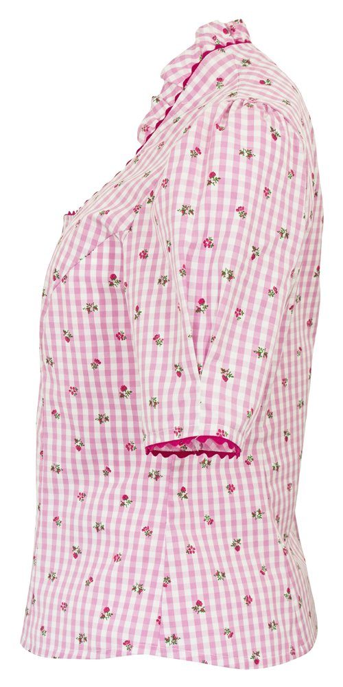 Trachtenland Trachtenbluse Pierre Marcel Damen Blümchen Trachtenbluse Amelie