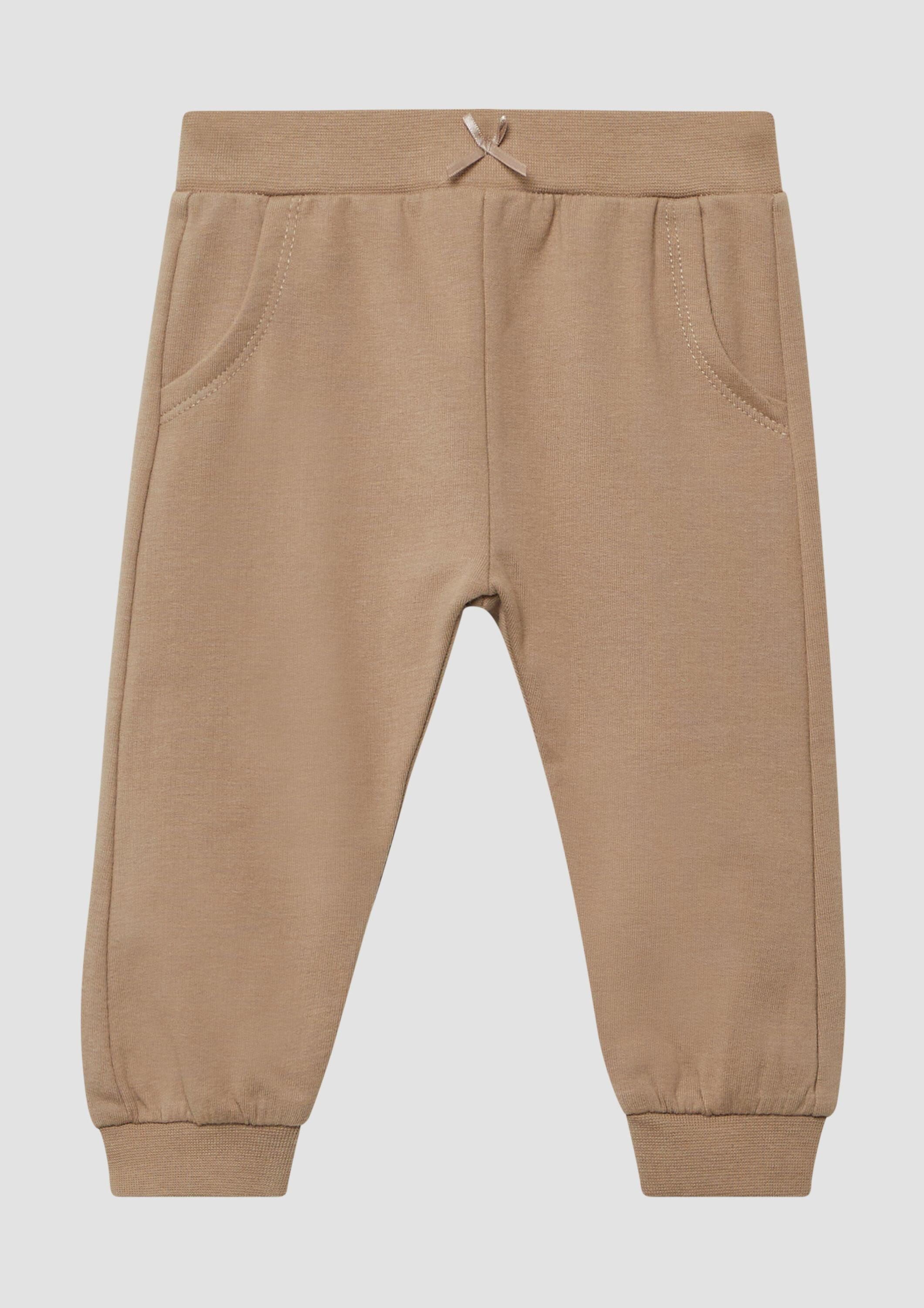s.Oliver Jogginghose Leggings Kuschelige Jogginghose mit Satin-Schleife