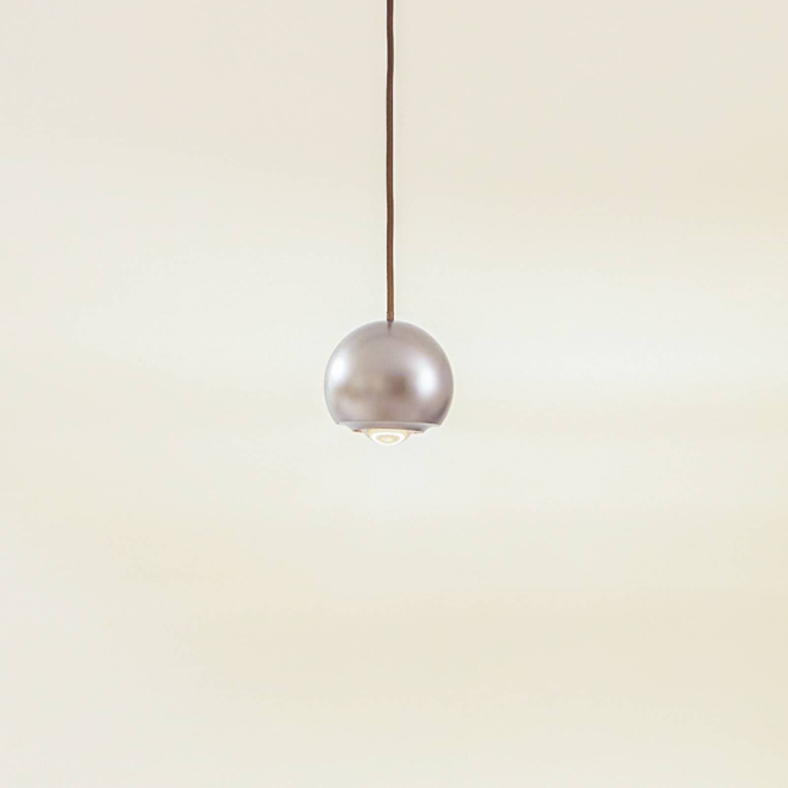 Lucande Hängeleuchte Varineth, LED, Metall, Alu warmweiß IP20, LED 6 W gesamt, warmweiß