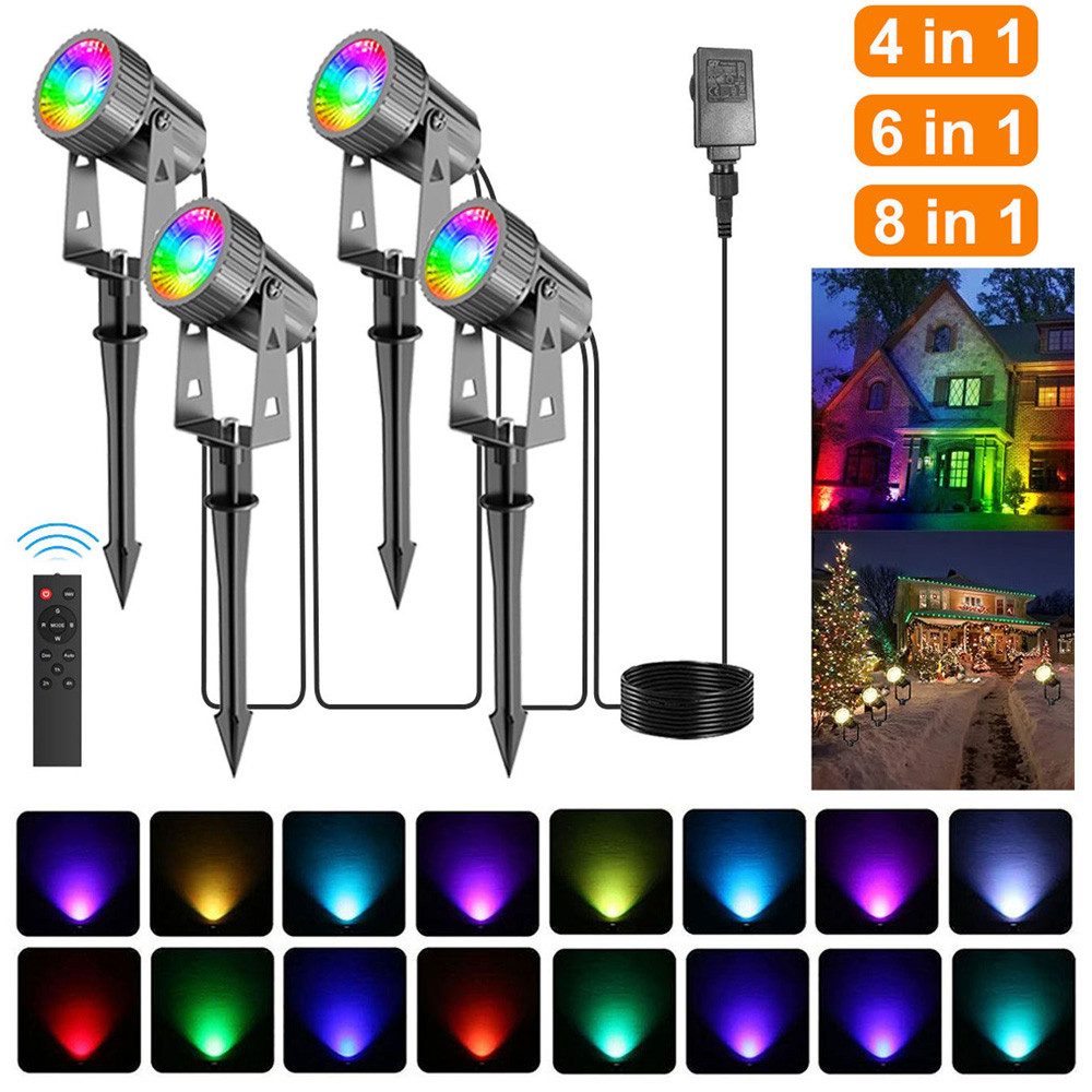 QUBEBU LED Gartenstrahler LED Gartenlampe mit günstig online kaufen