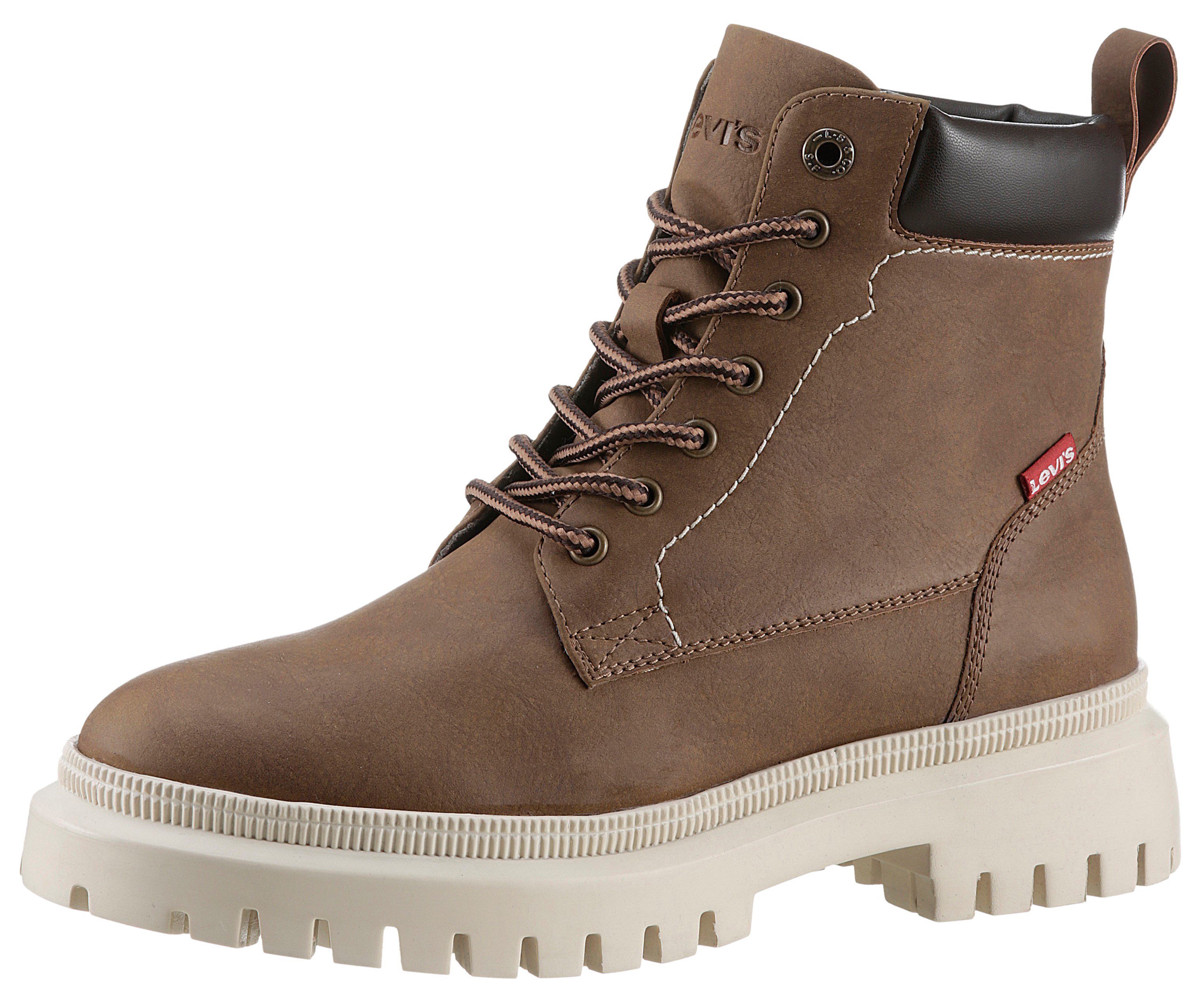 Levi's® Lennox Schnürboots, Blockabsatz, Schnürstiefelette, Boots, gepolste günstig online kaufen