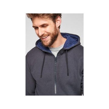 s.Oliver Strickjacke dunkel-blau regular fit (1-tlg)