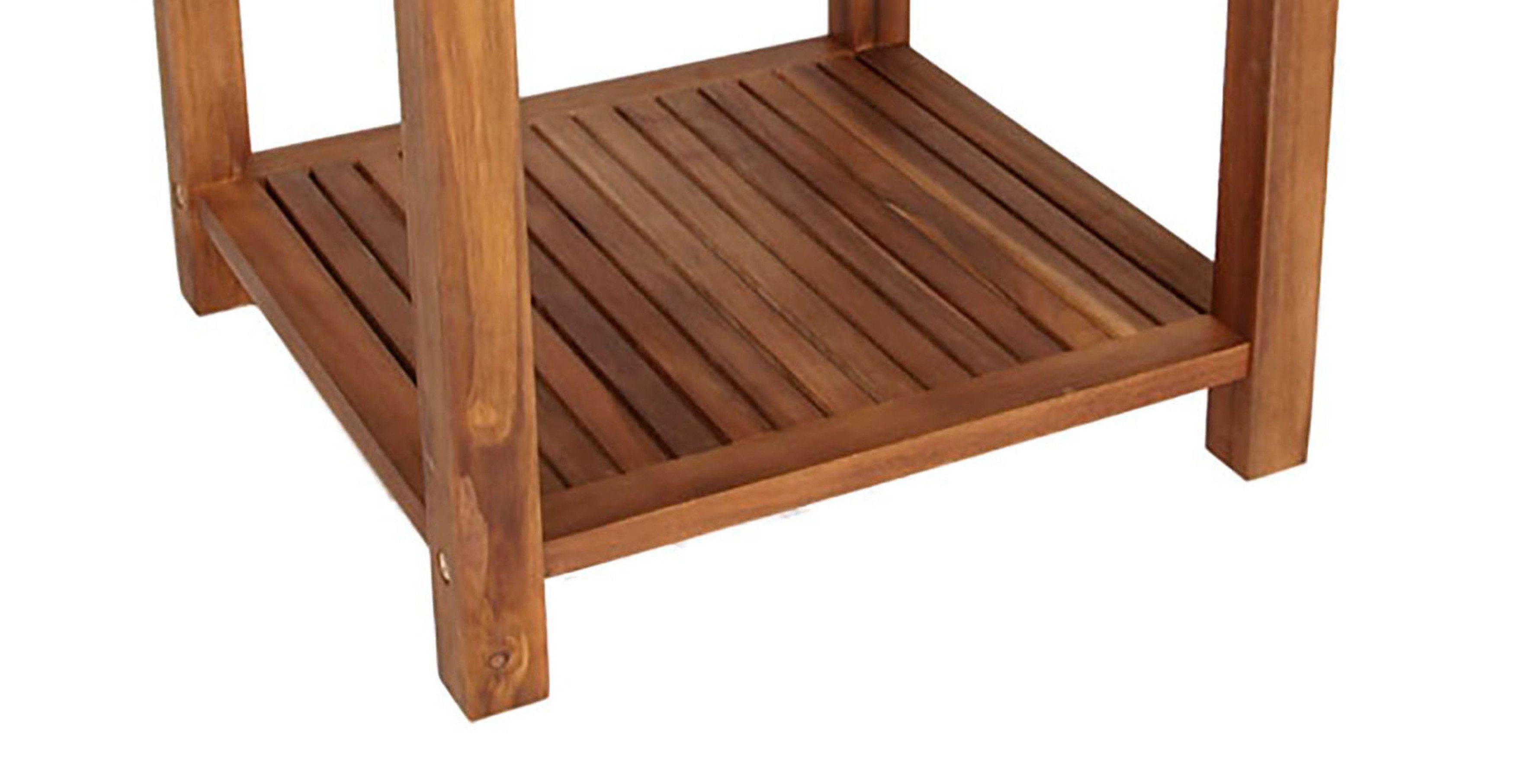 TPFGarden Gartentisch NEVADA (Outdoor Esstisch - Terrassentisch - Maße (BxHxT): 50 x 45 x 50 cm, Hochwertiger und robuster Outdoor Tisch)