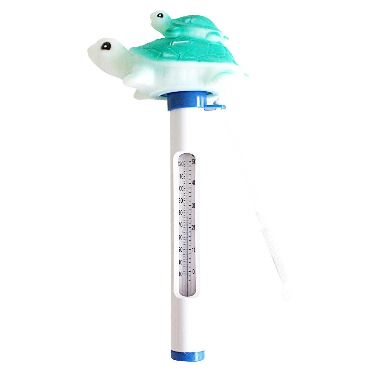 Schwimmthermometer 440s Pool Thermometer Schildkröten, ca. 23 cm H