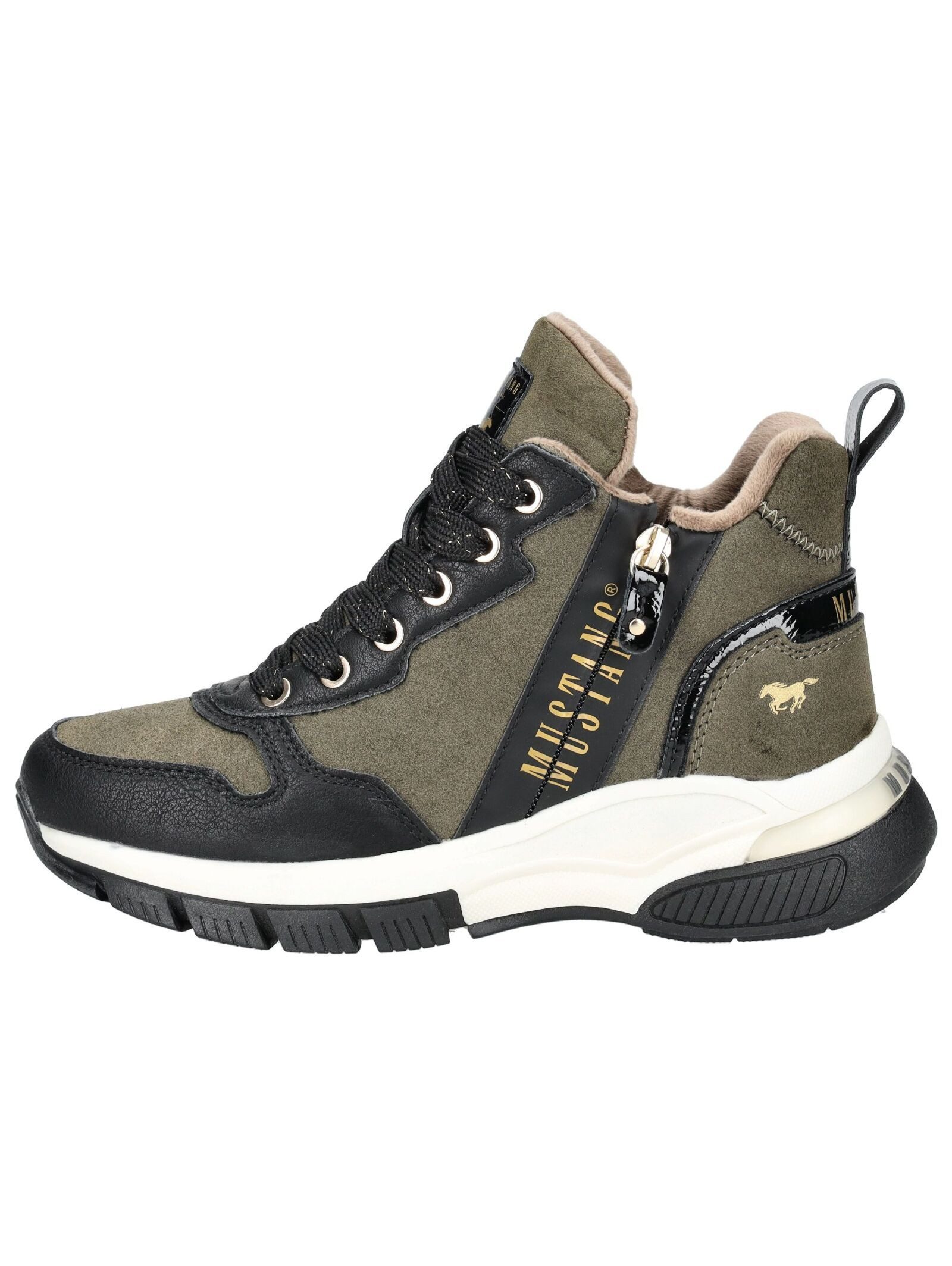 MUSTANG Stiefelette Lederimitat Schnürstiefelette günstig online kaufen