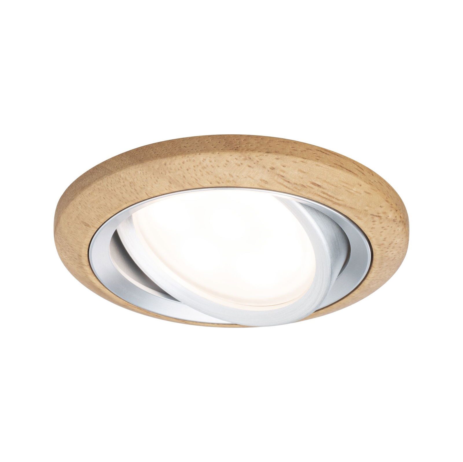 Paulmann LED Einbauleuchte LED Einbauleuchte Lanati Einzelspot 6W 470lm 230V 2700K, LED fest integriert, Warmweiß