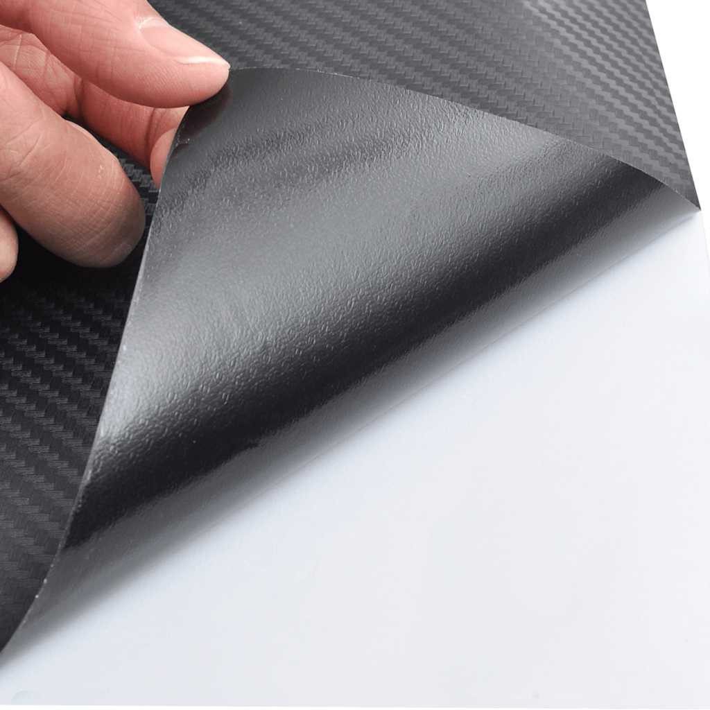 vidaXL Aufkleber Autofolie 3D Schwarz 100x150 cm, (1tlg)