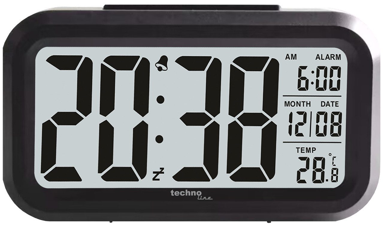 technoline Wecker technoline Quarzwecker WT400 schwarz günstig online kaufen