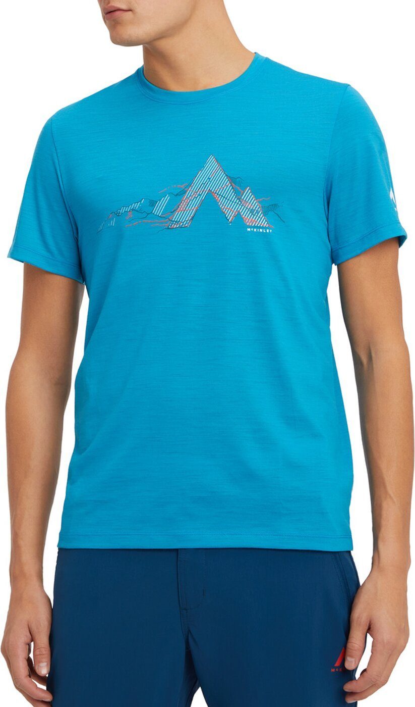 McKINLEY T-Shirt He.-T-Shirt TEE BLUE M Shane 547