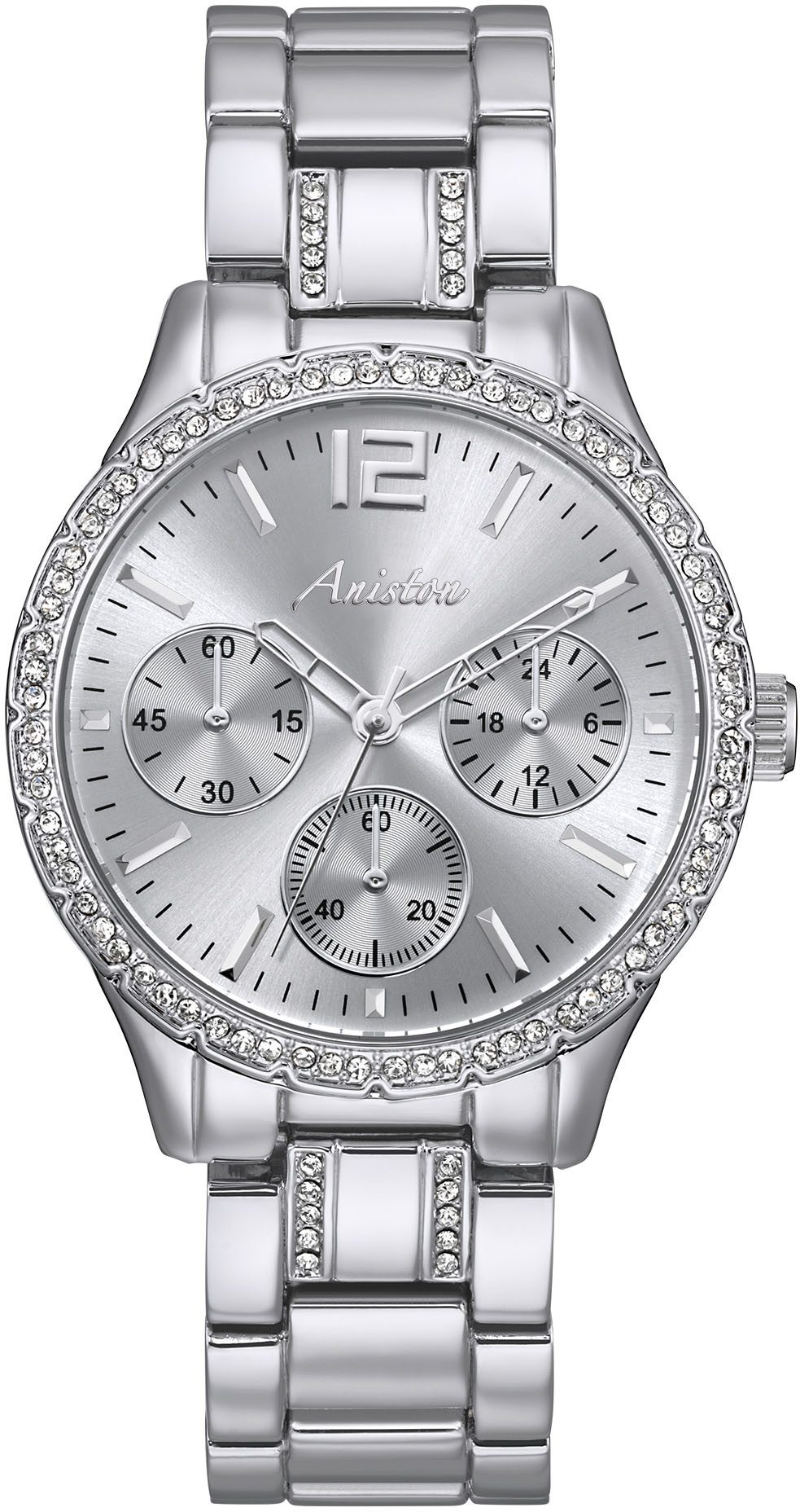 Aniston JEWELRY & WATCHES Quarzuhr, Armbanduhr, Damenuhr, Schmucksteine, ne günstig online kaufen