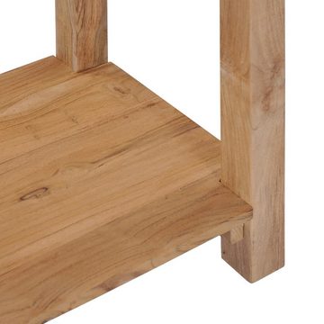 vidaXL Beistelltisch Konsolentisch 120x35x75 cm Teak Massivholz