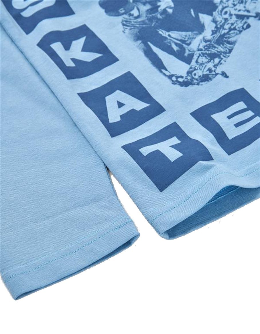 LOSAN Langarmshirt Losan Jungen Langarmshirt Skater light blue (1-tlg)