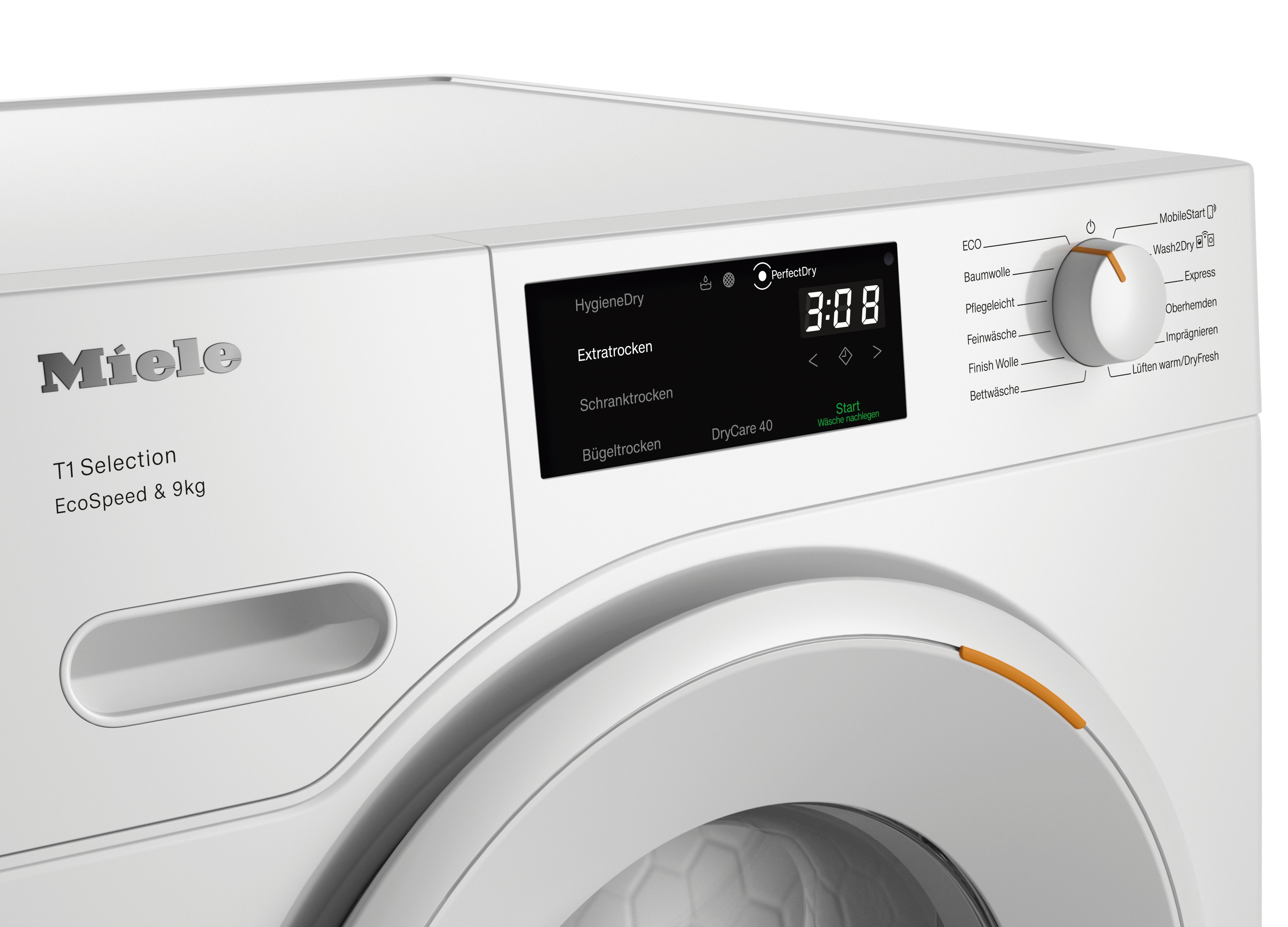Miele Wärmepumpentrockner TSD643WP EcoSpeed&9kg, Getestet auf 20 Jahre perfekte Wäschepflege, 25 Jahre Motorgarantie