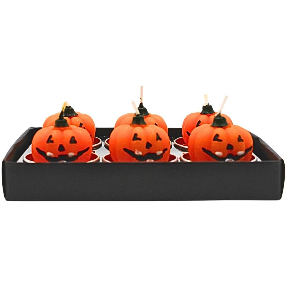 Dekohelden24 Formkerze Teelicht - Kerzen, Figurenkerze, Halloweenkerze, Halloweendeko, cm.