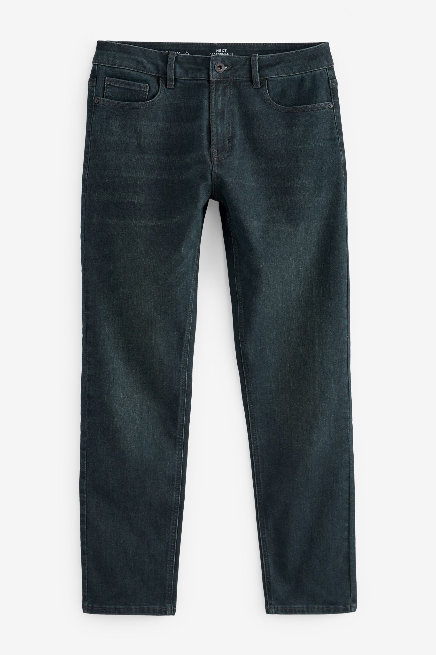 Next Slim-fit-Jeans Motionflex Jeans - Slim (1-tlg) Blue/Green