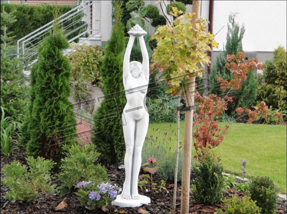 Skulpturen Garten 407 Skulptur 163cm JVmoebel Statue Deko Design Figuren Skulptur