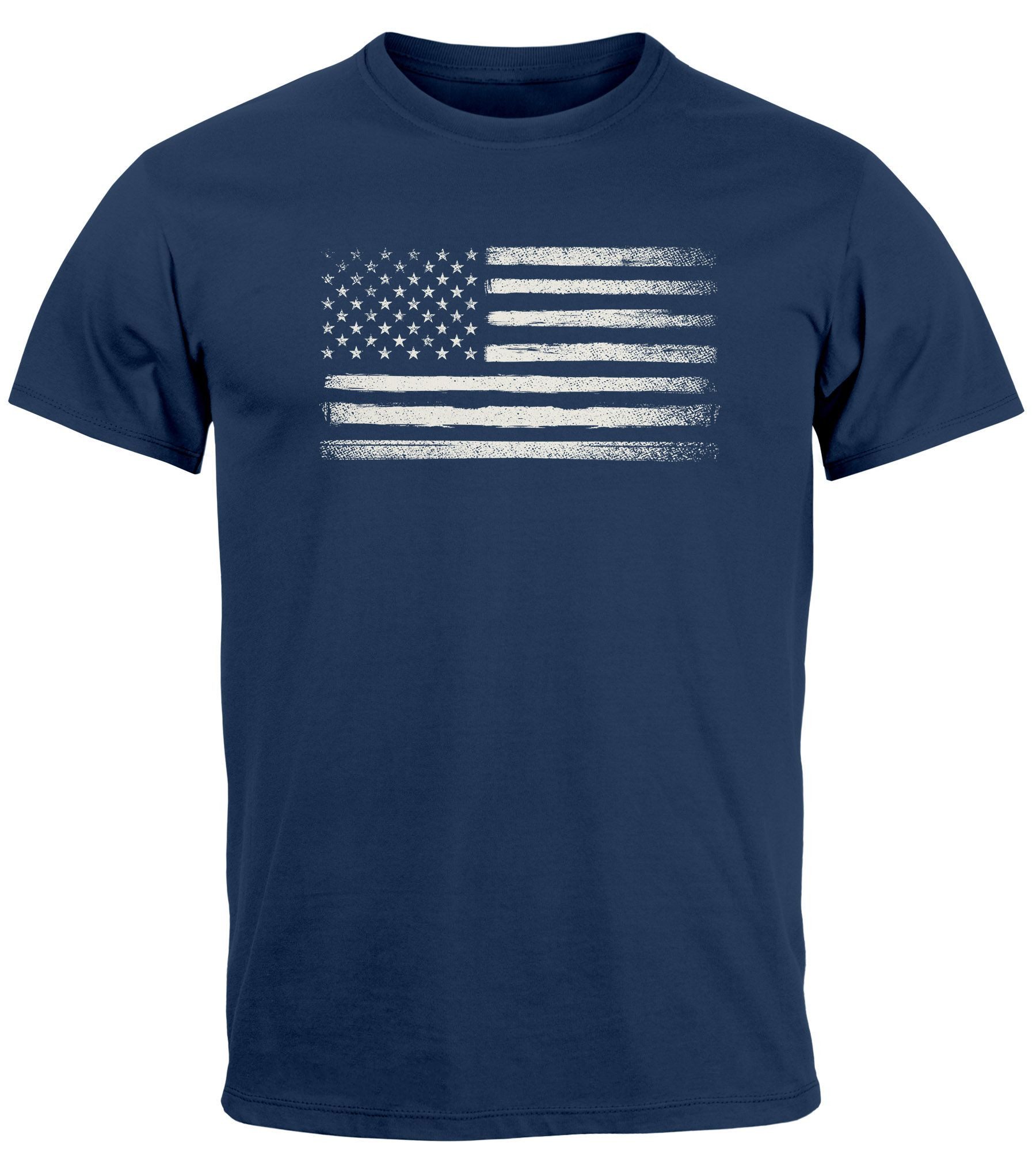 Neverless Print-Shirt Herren T-Shirt USA Flagge günstig online kaufen